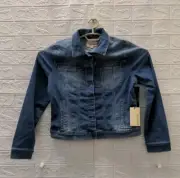 New Sneak Peek Basic Long Sleeve Denim Jacket Sz. XL