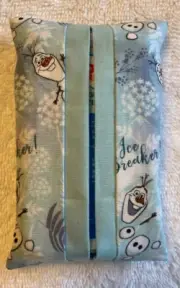 Pocket / Purse Tissue Holder Olaf Frozen - Blue - Fully Lined