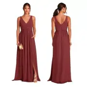 NEW WITH TAGS Birdy Grey Laurie Chiffon Dress in Rosewood Size XXL.
