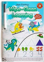 Learning Can Be Fun Wipe-Clean Learning Pen Control Work Book