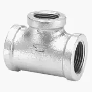 Anvil 8700121000, Malleable Iron Pipe Fitting, Tee, 1" NPT Female, Galvanized