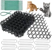 HSHGZSR Cat Deterrent Scat Spike Mat, Cat Repellent Mat, Scat Mats, Anti Cats Dog Network Digging Stopper, Digging Deterrent for Dogs Cats Fox Wild Animals