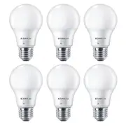 6x Sansai Home/Office LED 1050lm Screw Light Bulb A60 12W E27 Cool White 6500K