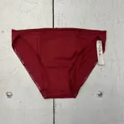 Soma Red Vanishing Edge Micro Bikini Underwear Women's Size Small NEW