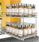 LYNK PROFESSIONAL® Pull Out Spice Rack Organizer for Inside Kitchen Cabinets - 6