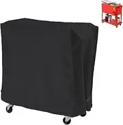 Cooler Cover - Waterproof Rolling Cooler Cart Cover with Adjustable Straps | Beverage Cart Cover, Ice Chest Covers with Zippered Storage Bag for Backyard, Deck,Patio Use