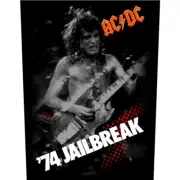 AC/DC '74 Jailbreak Back Patch Official AC-DC Rock Band Backpatch ACDC