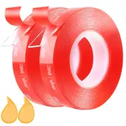 2 Rolls Made of 3M VHB Heavy Duty Mounting Clear Double Sided Tape, No Damage...