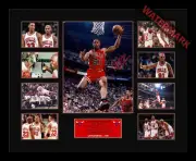 DENNIS RODMAN CHICAGO BULLS LIMITED EDITION SIGNED & FRAMED MEMORABILIA THE WORM