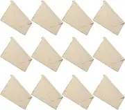 PartyKindom 12pcs Soft Cotton Dinner Napkins Washable Reusable Beige Cloth for Weddings Parties Restaurants and Home Use Elegant Multipurpose Design for Any Occasion