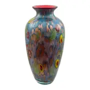 Dale Tiffany Light Tesoro Hand Blown Art Glass Vase - AV21009