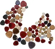 1 Set DIY Ceramic Mosaic Tiles Irregular Pebble Shaped Craft Tiles for Home Decoration Unique Mosaic for Creative Projects Assortment for Art and Interior Design
