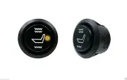 2 Seat Heater Switch Universal Round Heated Rocker 3 Way Hi Low Leather Honda