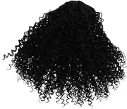 TOGEVAL Wavy Ponytail Extension Hairpiece for Women Drawstring Hair Wig High Temperature Synthetic Fibers Natural Look Volume Boost for Glamorous Hairstyles