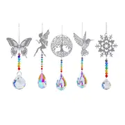 Artificial Crystal Prism Suncatcher Rainbow Maker