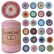 2mm Multicolor Cotton Macrame Cord 246 Yards (225 Mt) Premium 1 Skein 8019