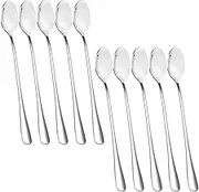 Long Handle Stirring Spoon, SourceTon Set of 10 Stainless Steel Mixing Spoon for Iced Tea, Coffee, Cocktail, Milkshake, Cold Drink