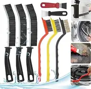 Mumoo Bear Crevice Cleaning Brush,8 Pcs Multifunctional Clean Brush Tools,Hard Bristle Cleaning Brush,Crevice Cleaning Brushes for Household Use Bathroom Tiles Kitchen Practical and Durable