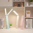LED Double Head Desk Lamp, Rechargeable for Kids, Studying, Home, Office, White
