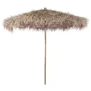Bamboo Garden Parasol with Banana Leaf Roof 210 cm vidaXL