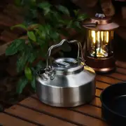 Tea Kettles Gooseneck Stovetop Kitchen Outdoor Silver