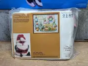 Vintage Santa Latch Hook Kit 1979 2187 Jolly Santa Creative Circle 15” Christmas