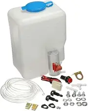 Universal Washer Bottle Tank Kit Pump 12V 1.8L Wind Wiper System Reservoir 1 Kit