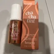 Benefit Cosmetics Lip & Cheek Stain Cha Cha Mango Tint FULL SIZE .2oz New in Box