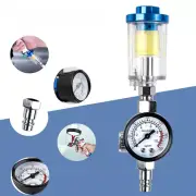 Spray Gun Oil/Water Separator Filter Air Pressure Regulator Compressor Regulator