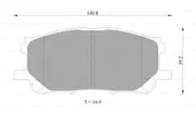 Bosch Front Brake Pads for Lexus Rx350 U3 3.5L Petrol 2GRFE 2006 - 2008
