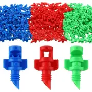 300 Pcs Misting Nozzle Sprayer 90/180/360 Degree Atomizing Sprinklers Drip6005