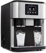 3 in 1 Countertop Ice Maker, Ice Maker Crushed Ice Cold Water, Ice Cubes, Crushed Ice, Ice Water, Electric Ice Maker for Home, Bar, Restaurant
