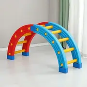Balance Board for Kids Body Balance Training, Activity Gym for Toddlers, Balance Blocks with Indoor and Outdoor, Promote Agility, Strength, Active Play/7566 (Color : Style2)