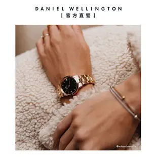 Daniel Wellington 手錶 Iconic Link 28mm/32mm精鋼錶 特調玫瑰金(DW00100212 DW00100214)/ 32mm