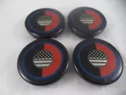 MB Wheels Gloss Black Custom Wheel Center Caps # BC-307 NEW! (4 CAPS)