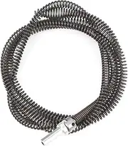 Drain Auger Cable 6.5Ft/2M Clog Remover with Drill Connector Flexible Drill Snake for Plumbing 10mm Drain Snake Drill Pipe Cleaner for Kitchen, Bathroom, Toilet and Shower Sink