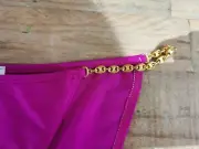 CELINE VINTAGE PIECE CHAIN SWIMMING TRUNKS BIKINI BOTTOM SZ38 SEXY & collectible