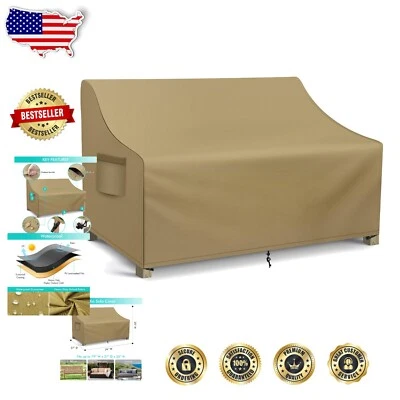 Heavy-Duty Outdoor Sofa Cover with Air Vent - Protects 3-Seater from Elements