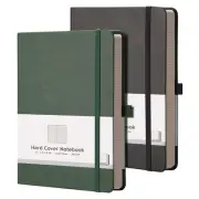 Graph Paper Notebook 2 Pack - A5 Grid Paper Notebook/Journal Hardcover with 3...