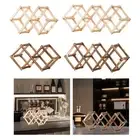 Wine Rack Wine Organizer Display Shelf Stackable Wine Bottle Stand Foldable