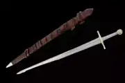 King Arthur Excalibur Replica Medieval Battle Ready Functional Sword W/Scabbard