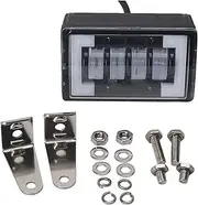 ALAGPNPMZH 24W LED Driving Lights Fog Lamp Bar With White DRL 12V 24V Spotlights 4WD Waterproof For Truck ATV SUV Roller Offroad Lamp assembly