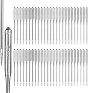 50 PCS Sewing Machine Needles, Embroidery Sew Machine Needles, Sewing Needles, Universal Needles for Household Sew Machine Size 75/11 HAx1（5 Pack of 10 Needles）