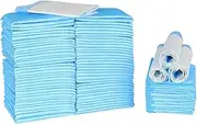 100 Pack of 33 * 45CM Disposable Urine Pads with Quick Drying and Leakproof Features,Super Absorbent Protection Disposable Underpads for Diaper Changes, Bed and Table Protection