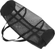 OSOLADY Large Capacity Basketball Storage Bag Breathable Mesh Sports Ball Carrying Bag with Shoulder Strap for Soccer Volleyball and Gym Equipment Quick Drying Design