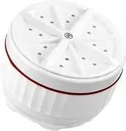Ultrasonic Turbo Washing Machine Portable Mini Washer with USB Power Supply Suction Cups for Home Travel Business Trip
