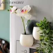 Fridge Magnets Potted Artificial Green succulent plants Bonsai set fake Flower v