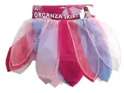 Organza skirt tutu 30 cm kids dancing ballet princess pink and blue new