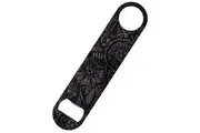 Grindstore Metallic Flowers Bar Blade Bottle Opener (Grey) (One Size)