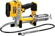 DEWALT 20V MAX Grease Gun, Cordless, 42” Long Hose, 10,000 PSI, Variable Speed Triggers, Bare Tool Only (DCGG571B), Black/Yellow